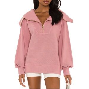 🔥SALE! Varley pink vine 1/2 zip pullover in Nostalgia Rose